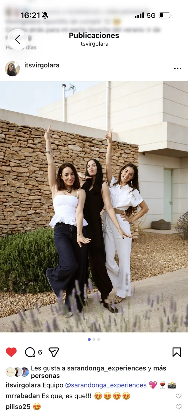 Las tres socias de Sarandonga Experiences
